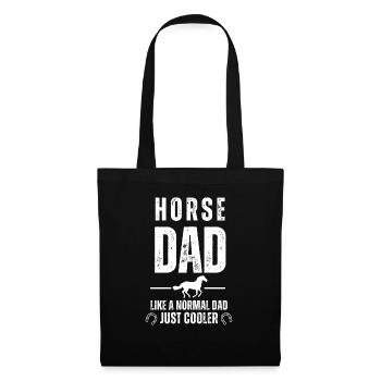 HORSE DAD - Tote Bag - black - Front
