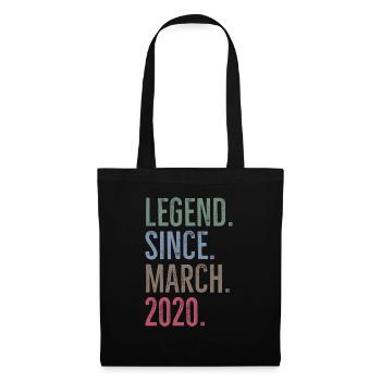 Légende depuis mars 2020 - Sac en tissu - noir - Devant