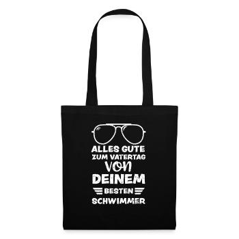 Alles Gute Zum Vatertag Von Dein... - Stoffbeutel - Schwarz - Vorne