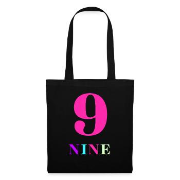 Nine-9th Anniversary - Tote Bag - black - Front