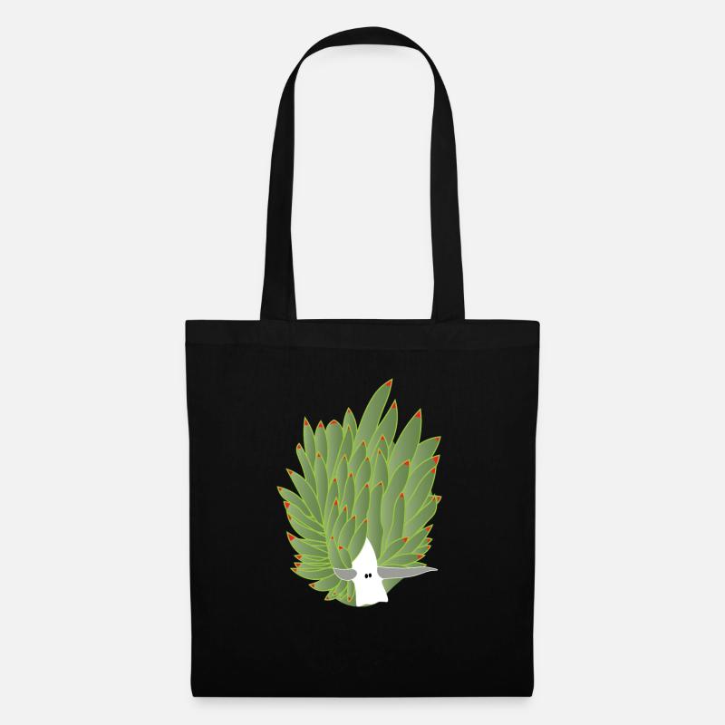 Leaf snail, leaf sheep, leaf sheep snail - Tote Bag - black