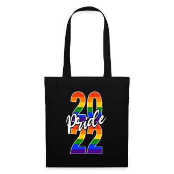 Gay Pride 2022 LGBTIQ Queer Demonstration - Stoffbeutel - Schwarz - Vorne