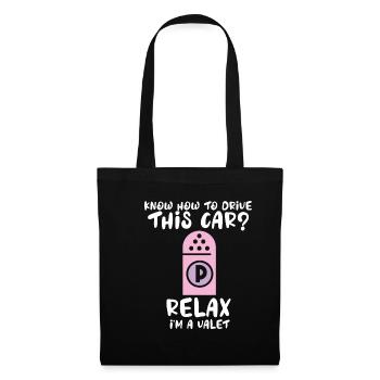 Savez-vous comment conduire cette voiture détendue? Je - Sac en tissu - noir - Devant