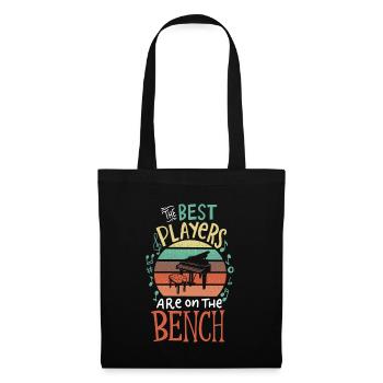 Best Players Are On The Bench Piano Music Musician - Tote Bag - black - Front