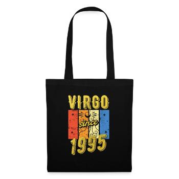 Vierge 1995 Cadeau d’anniversaire du zodiaque - Sac en tissu - noir - Devant