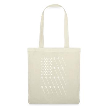 Sport Us Flag Field Lacrosse - Stoffbeutel - Natur - Vorne