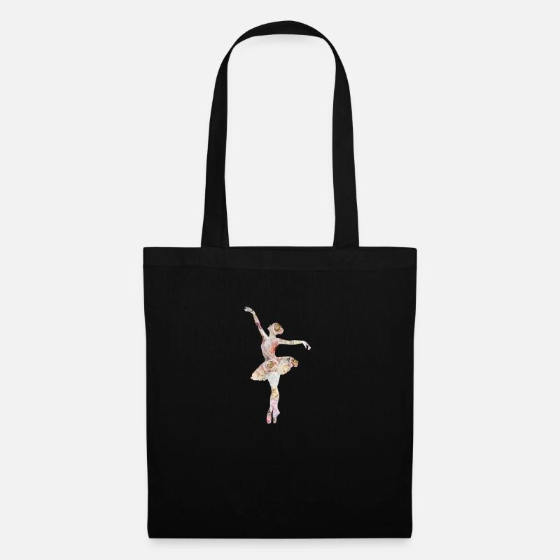 Ballet dance dancer ballerina ballet dancer - Tote Bag - black