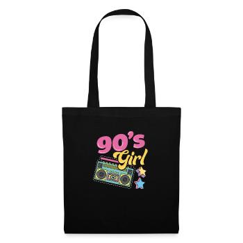 Déguisement de costume de soirée des années 90 - Sac en tissu - noir - Devant