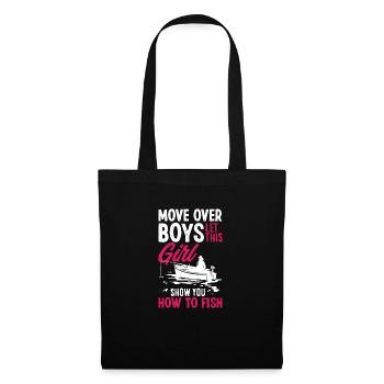 Fun Fishing Angler Fisherman Gift - Tote Bag - black - Front