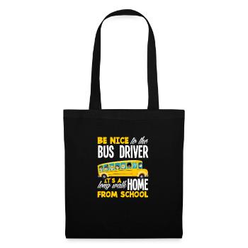 Funny school bus driver school bus bus driver - Tote Bag - black - Front