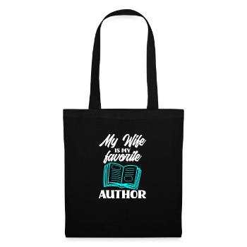 Author Author Funny Author Gift - Tote Bag - black - Front