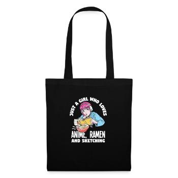 Funny Anime Gift - Tote Bag - black - Front