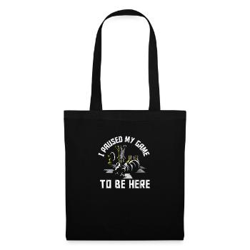 Drôle de joueur d’échecs Cadeau de joueur d’échecs - Sac en tissu - noir - Devant