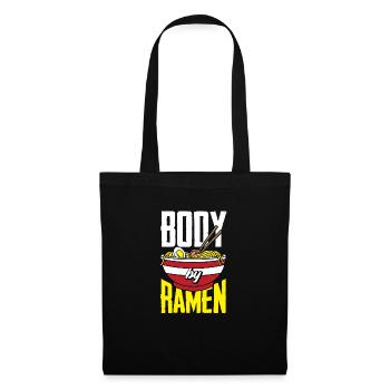 Lustiges Ramen Liebhaber Geschenk - Stoffbeutel - Schwarz - Vorne