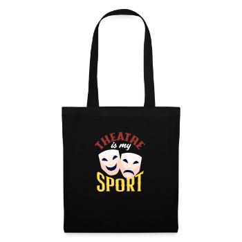 Drôle d’acteur Actrice Cadeau - Sac en tissu - noir - Devant