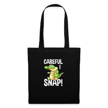 Alligator Alligator Crocodile Crocodile - Tote Bag - black - Front