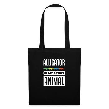 Alligator Alligator Crocodile Crocodile - Tote Bag - black - Front