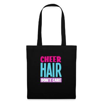 Drôle de pom-pom girl Cheerleading Cadeau - Sac en tissu - noir - Devant