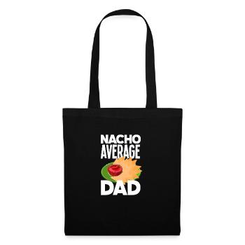 Papa Père Cadeau de la fête des pères - Sac en tissu - noir - Devant