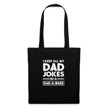 Papa Père Cadeau de la fête des pères - Sac en tissu - noir - Devant