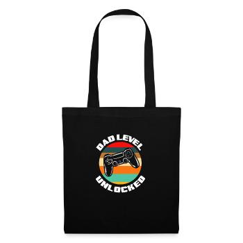Papa Père Cadeau de la fête des pères - Sac en tissu - noir - Devant