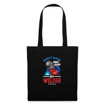 Funny Welder Gift - Tote Bag - black - Front