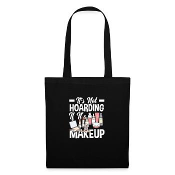 Lustiges Make Up Artist Maskenbildner Geschenk - Stoffbeutel - Schwarz - Vorne