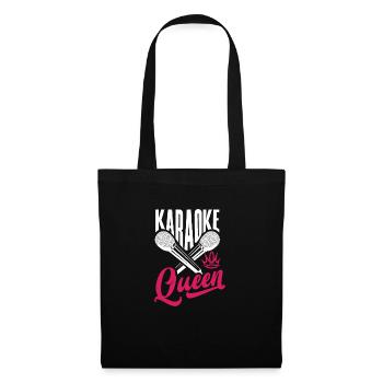Chanteur de karaoké Chanteur de karaoké Musique - Sac en tissu - noir - Devant