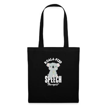 Orthophoniste, orthophoniste, orthophoniste - Sac en tissu - noir - Devant