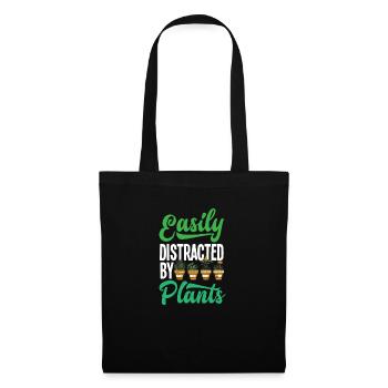 Jardinier, Jardinier, Jardinier, Jardinier Amateur, Plantes - Sac en tissu - noir - Devant