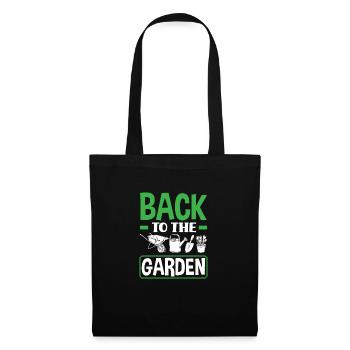 Jardinier, Jardinier, Jardinier, Jardinier Amateur, Plantes - Sac en tissu - noir - Devant