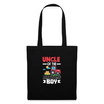 Uncle from Birthday Boy Tractor - Tote Bag - black - Front