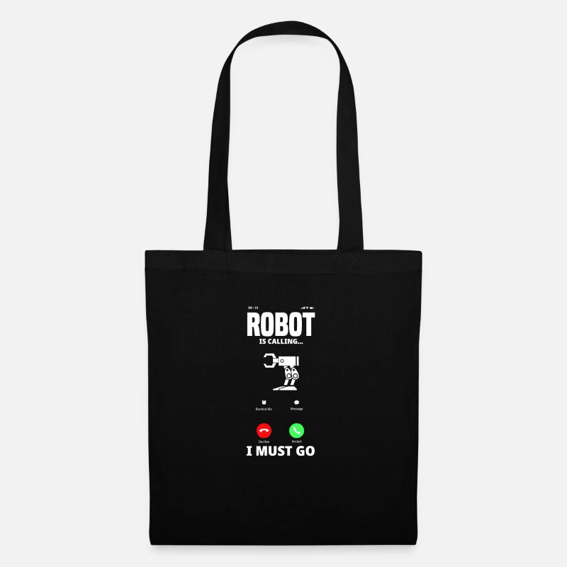 Programmeur de robots robotiques - Sac en tissu - noir
