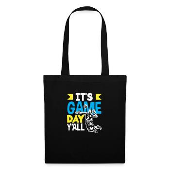 Lustiges Volleyball Geschenk - Stoffbeutel - Schwarz - Vorne