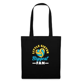 Lustiges Volleyball Geschenk - Stoffbeutel - Schwarz - Vorne