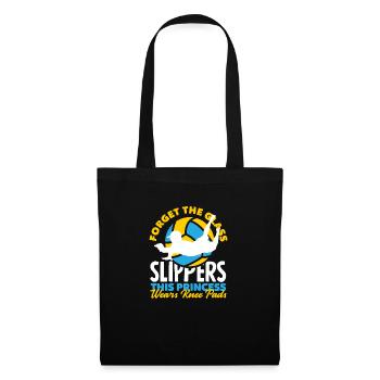 Lustiges Volleyball Geschenk - Stoffbeutel - Schwarz - Vorne