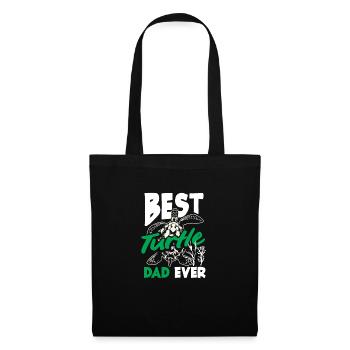 Tortue Tortue Mer Cadeau - Sac en tissu - noir - Devant