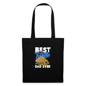 Tortue Tortue Mer Cadeau - Sac en tissu - noir - Devant
