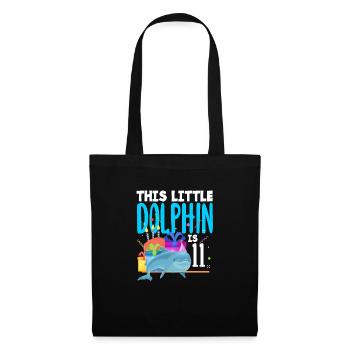 Ce petit dauphin a 11 11 ans - Sac en tissu - noir - Devant