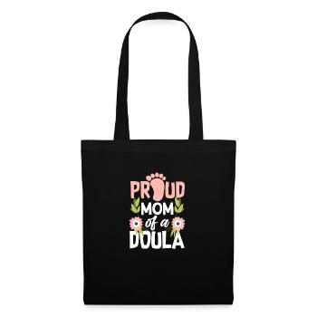Doula Geschenk Doula Doulas - Stoffbeutel - Schwarz - Vorne