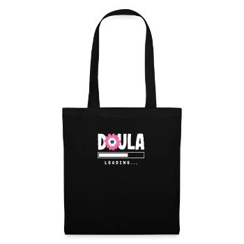 Doula Geschenk Doula Doulas - Stoffbeutel - Schwarz - Vorne
