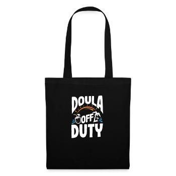 Doula Geschenk Doula Doulas - Stoffbeutel - Schwarz - Vorne