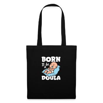 Doula Geschenk Doula Doulas - Stoffbeutel - Schwarz - Vorne