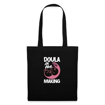Doula Geschenk Doula Doulas - Stoffbeutel - Schwarz - Vorne