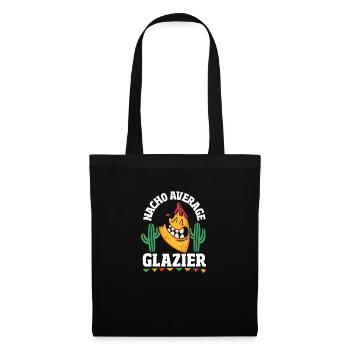 Glaser Geschenk - Stoffbeutel - Schwarz - Vorne