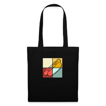 Pop Art Hot Dog Moments of Enjoyment - Tote Bag - black - Front