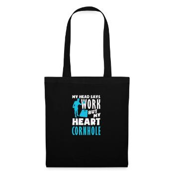 Funny Cornhole Player Gift - Tote Bag - black - Front