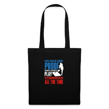 Funny Cornhole Player Gift - Tote Bag - black - Front