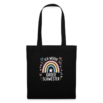 I'm going to be big sister rainbow boho - Tote Bag - black - Front