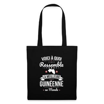 Voici à quoi ressemble la meilleure Guinéenne - Sac en tissu - noir - Devant